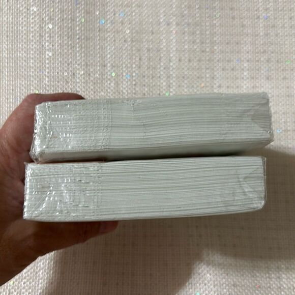 HELLO KITTY Ivory Pink White Orange Brown Happy Fall Square Beverage Napkins - Picture 8 of 8